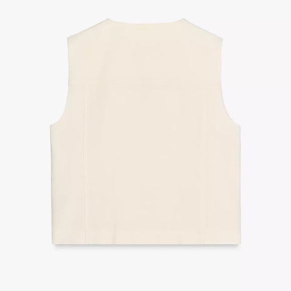 🔥🔥Zara Linen double breasted vest - Picture 7 of 8